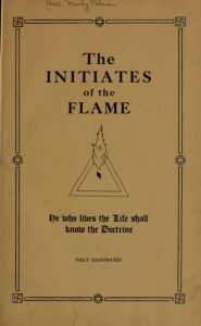 initiates of the flame cover